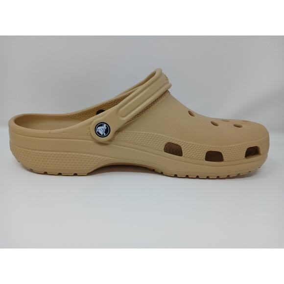 Crocs Classic Wheat Beige Sandal Slip-On Slide Slipper Men\'s Sz US 13 10001-209 main image 6
